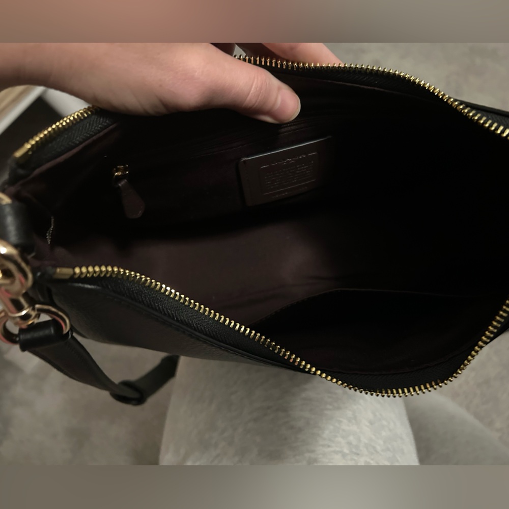 Coach Teri Hobo Bag with Gold Accents - Picture 12 of 12